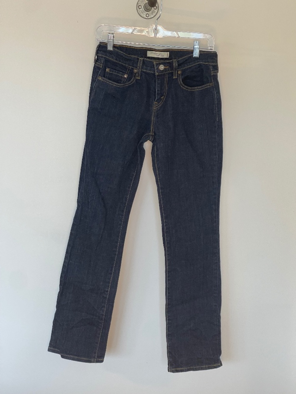 Levi's 505 Straight Leg Jeans Dark Wash Size 2